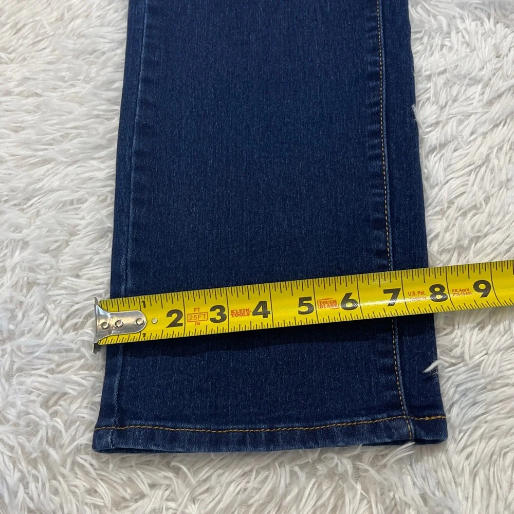 LEVIS 314 WOMENS SIZE 31/32 Dark Blue Straight Leg Jeans denim